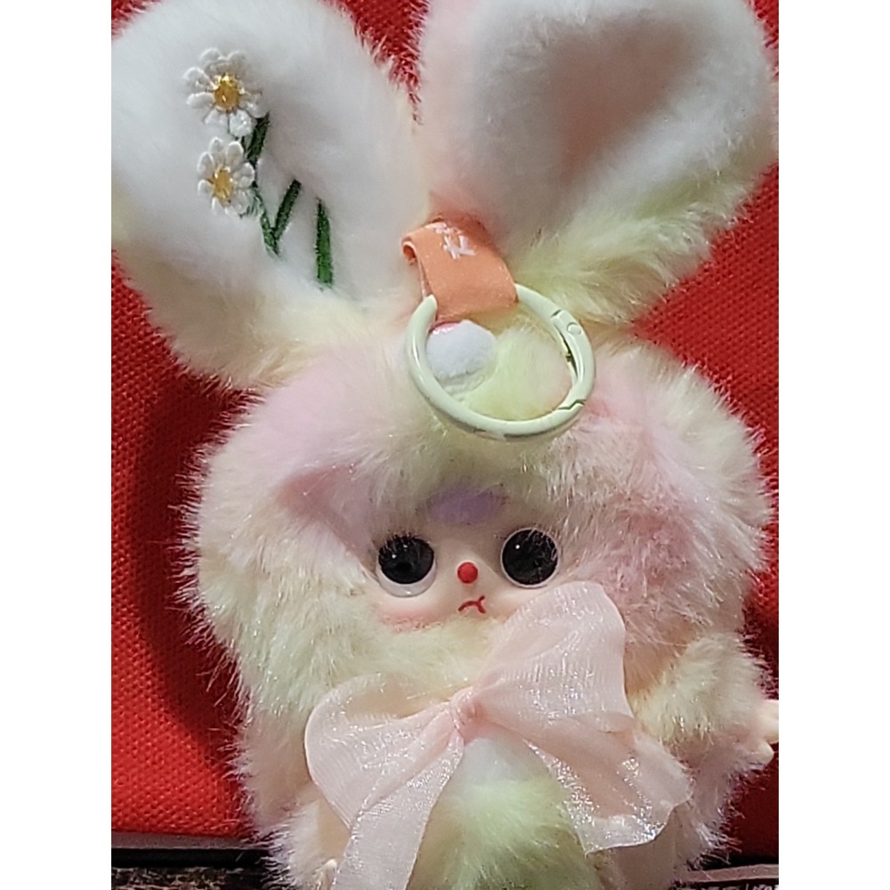 Baby Three Flower Fairy Series Plush , Peach Daisy Confirmed Character.